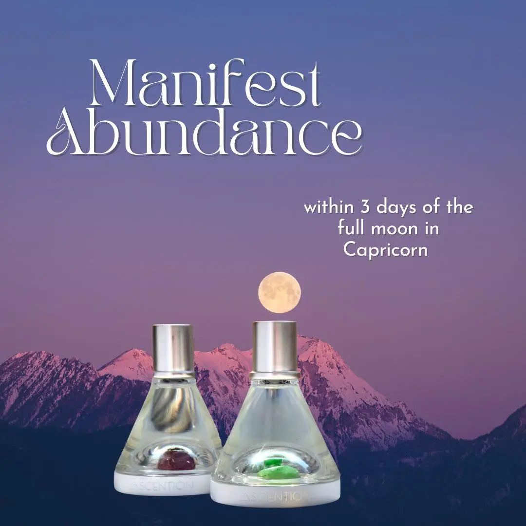 Manifest abundance within the three days of the full moon with Ascent to Prosperity and ascent to detox