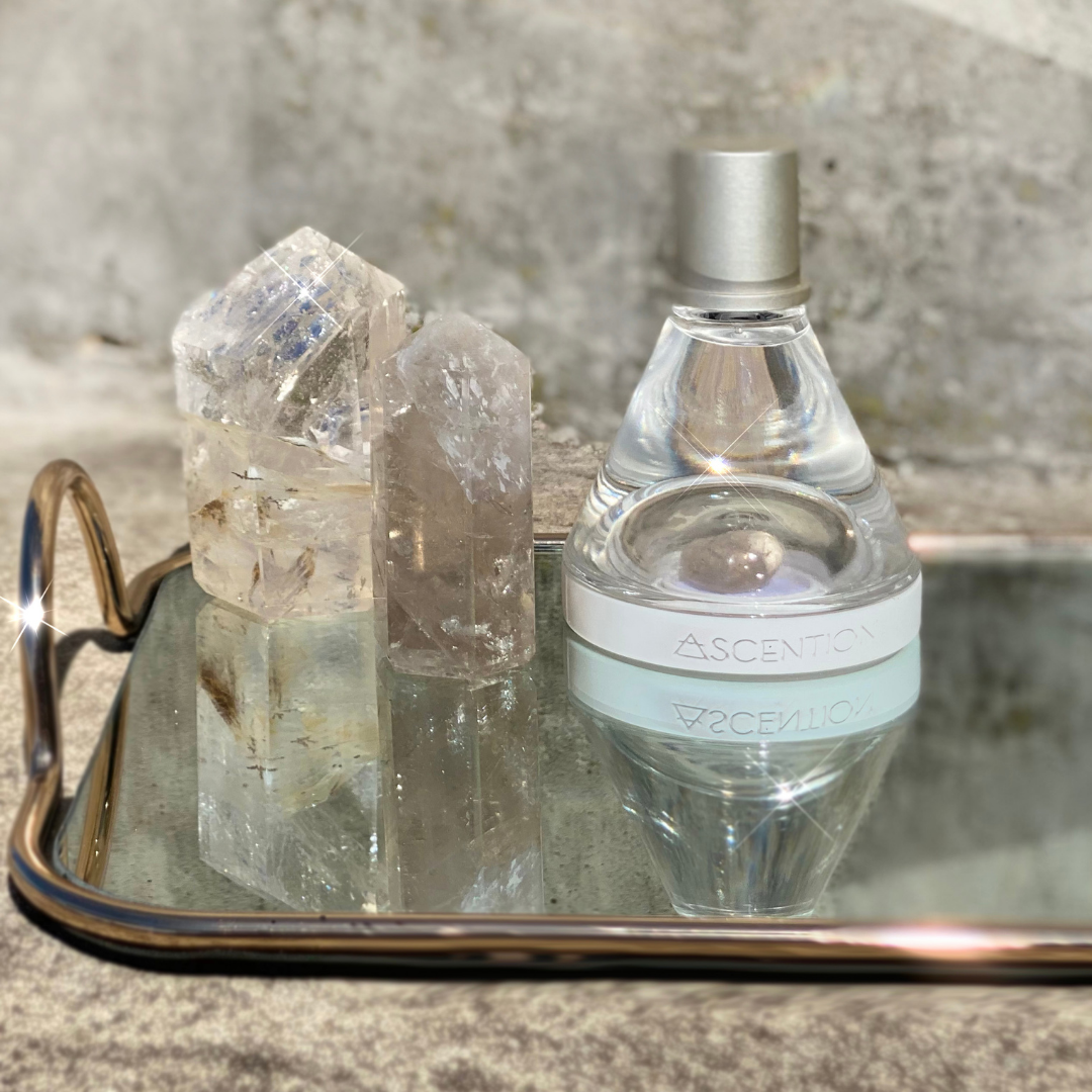 ASCENTION, high vibrational perfume, Ascent to Detox With Smoky Quartz Crystal, Scent therapy, Wellness Fragrance